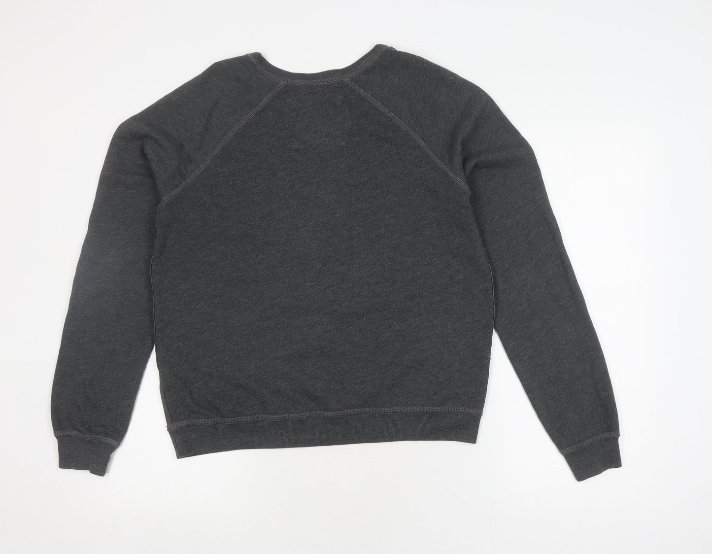 Abercrombie & Fitch Girls Black Sequin Pullover Sweatshirt Size L