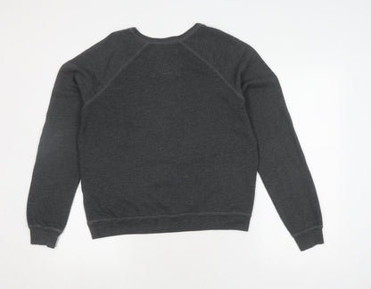 Abercrombie & Fitch Girls Black Sequin Pullover Sweatshirt Size L
