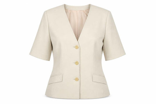Womens UK Size 14 Viyella Regular Beige Suit Jacket