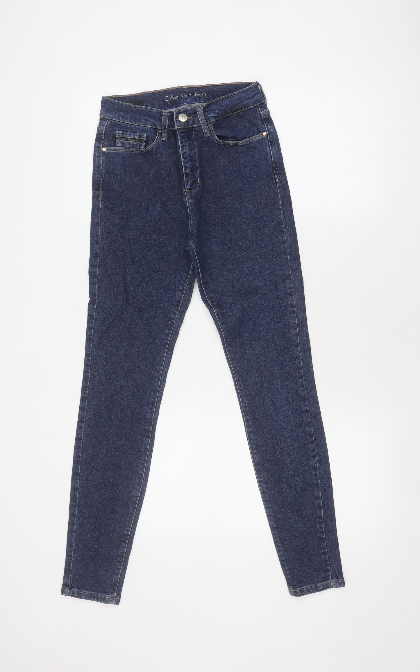 Calvin Klein Women's Blue Skinny Jeans Size L