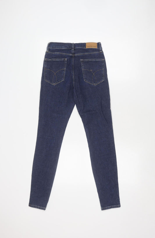 Calvin Klein Women's Blue Skinny Jeans Size L