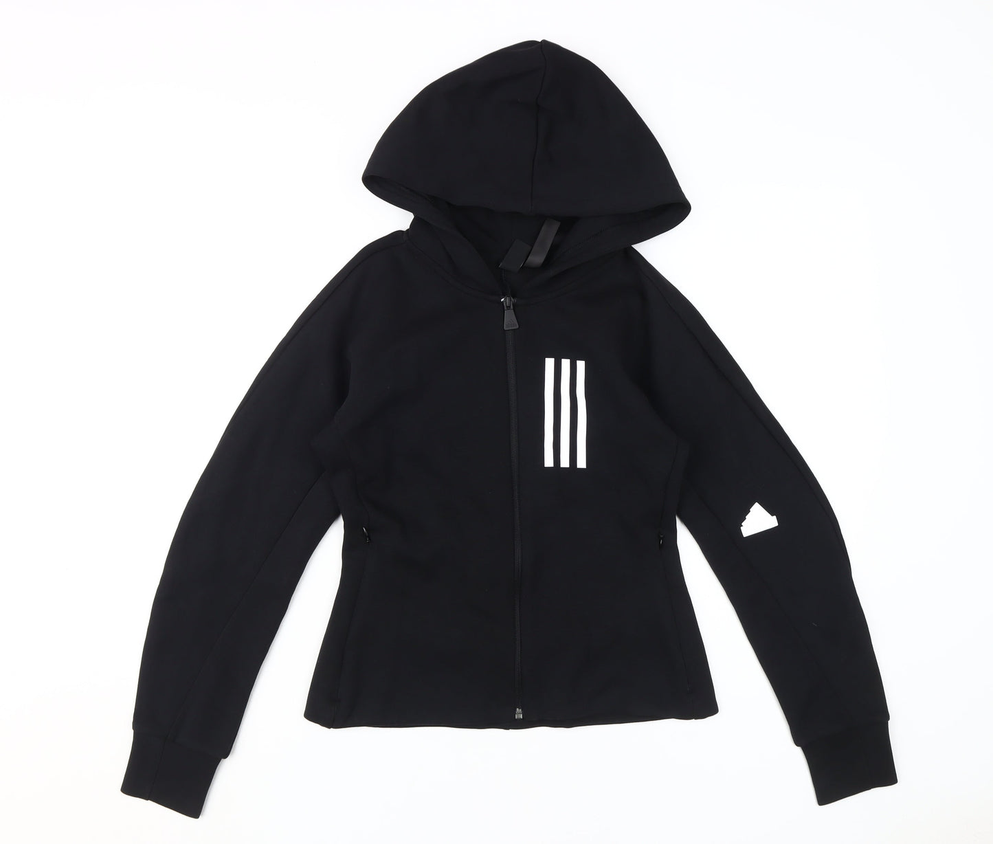 Adidas Women's Black Full Zip Hoodie, Size M, New