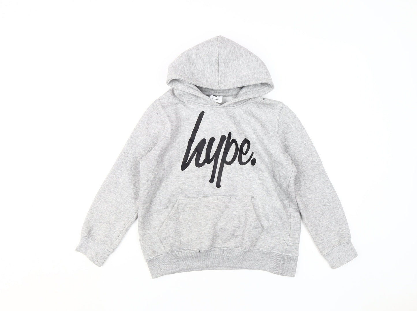 Hype Boys Grey Pullover Hoodie 11-12 Years - Graphic Print