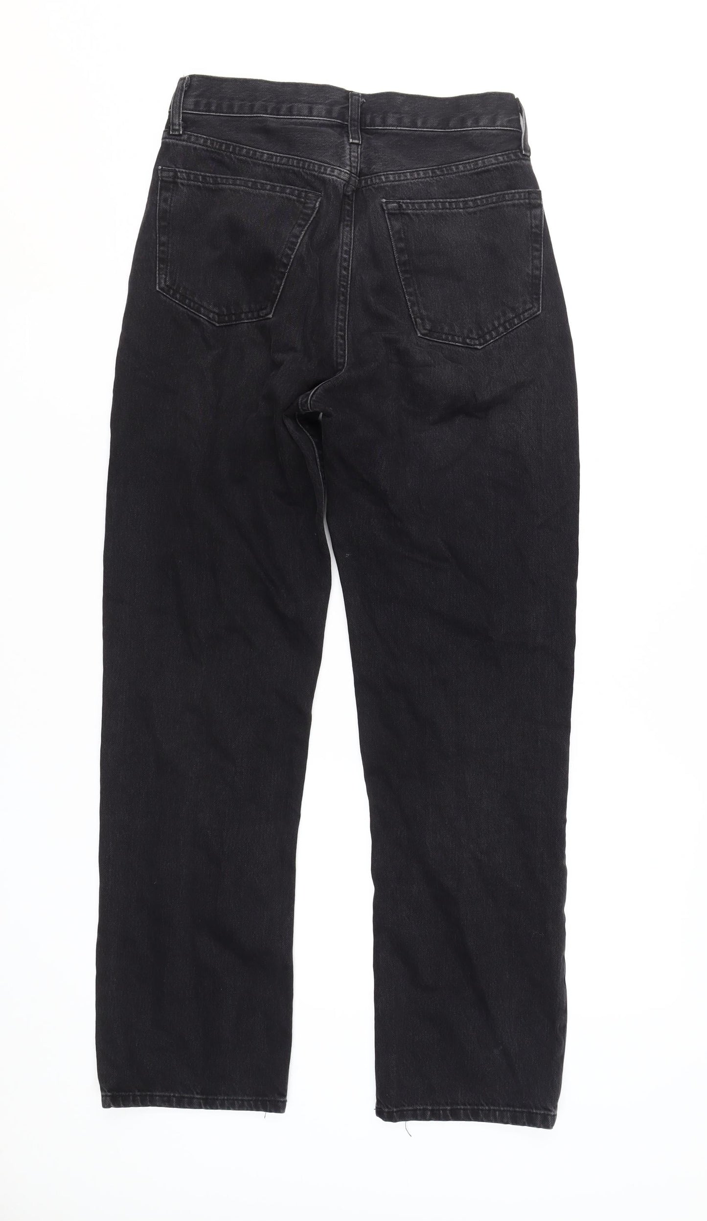 Topshop Women's Black Straight Jeans Size 4 Classic Fit