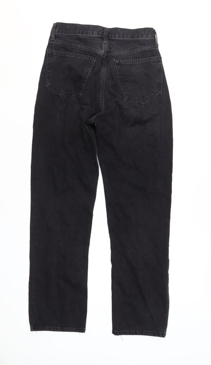 Topshop Women's Black Straight Jeans Size 4 Classic Fit