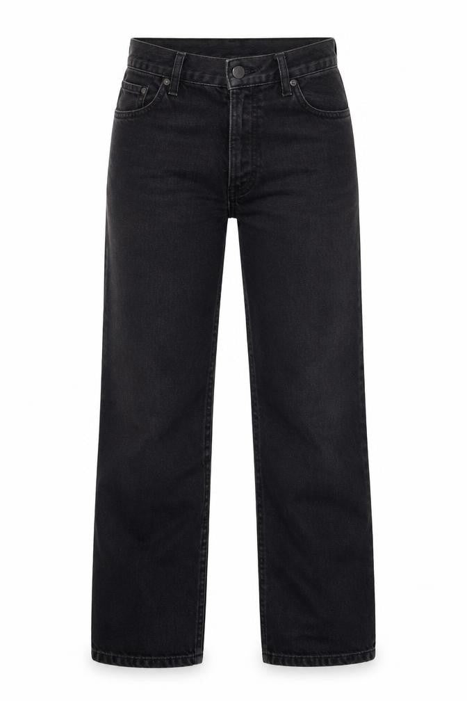Womens UK Size 4 Topshop Classic Fit Straight Black Jeans