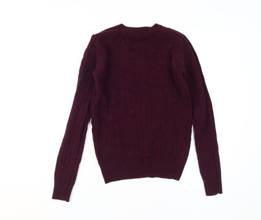Jack Wills Women's Red Pullover Jumper Size 8