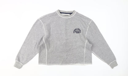 Superdry Women's Grey Pullover Sweatshirt Size 12