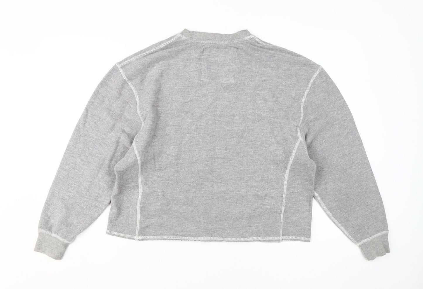 Superdry Women's Grey Pullover Sweatshirt Size 12