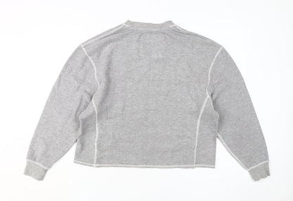 Superdry Women's Grey Pullover Sweatshirt Size 12