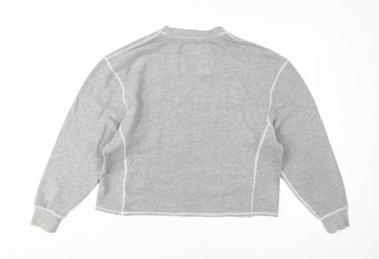 Superdry Women's Grey Pullover Sweatshirt Size 12