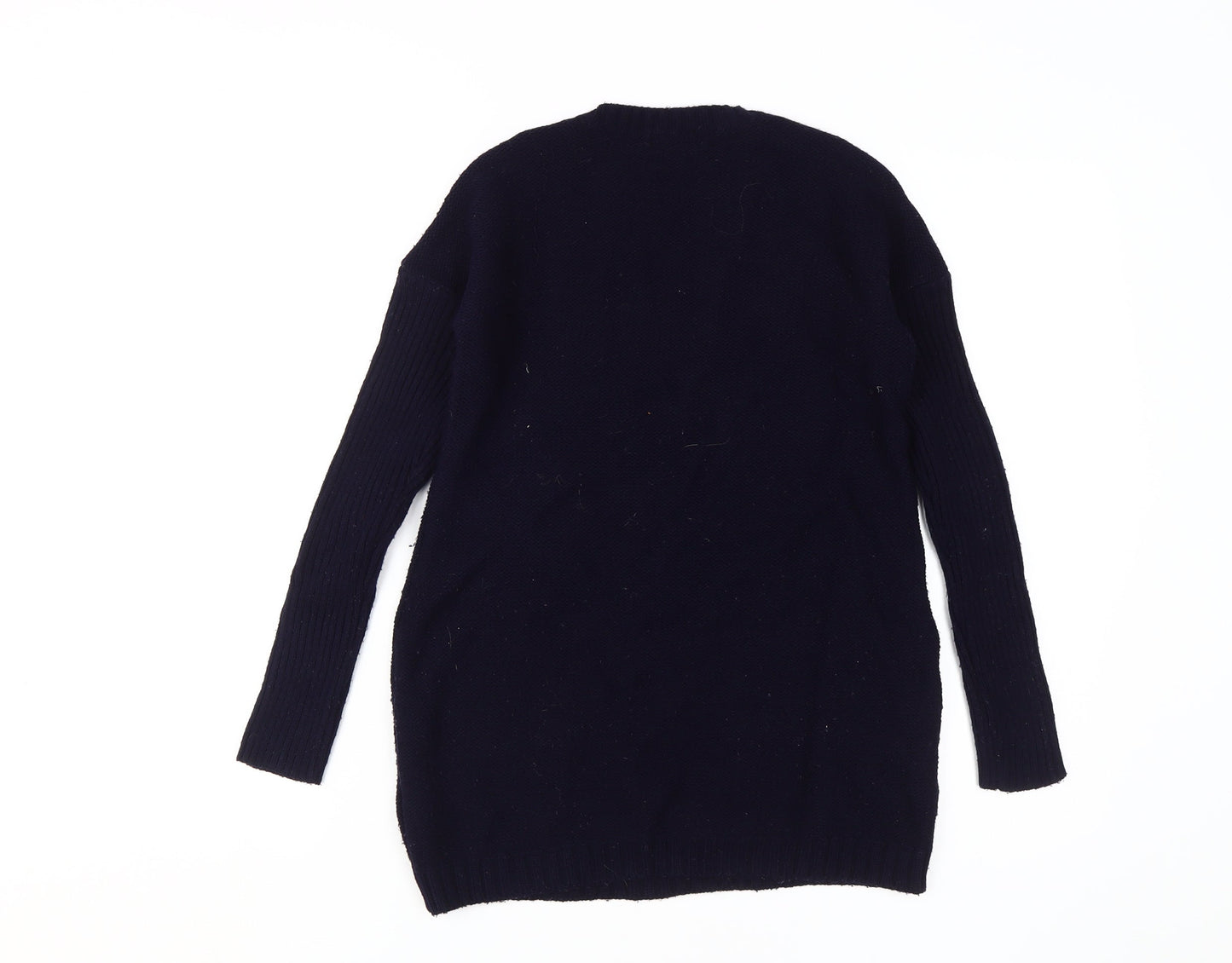 Mayoral Jeans Teens Blue Cable-Knit Pullover Jumper
