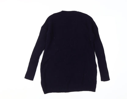 Mayoral Jeans Teens Blue Cable-Knit Pullover Jumper