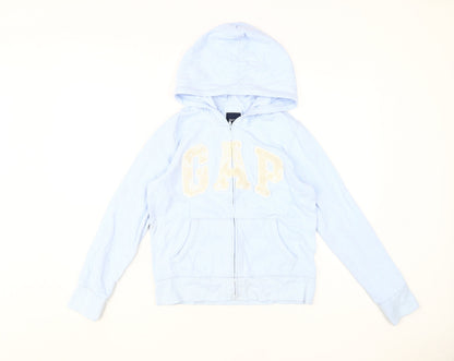 Gap Girls Blue Full Zip Hoodie 2XL Logo Casual