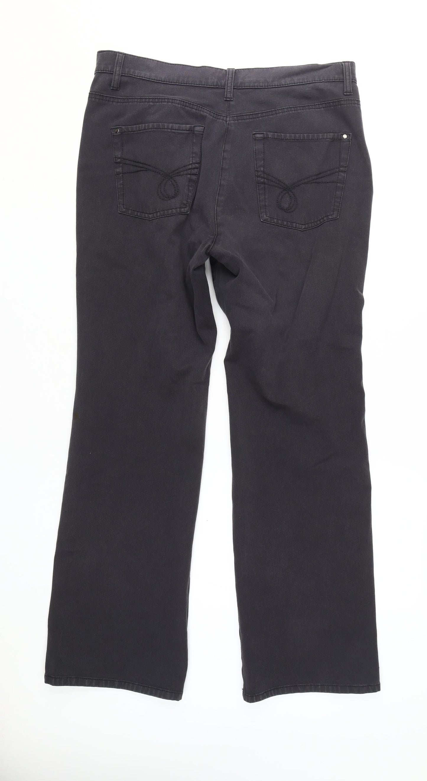 Olsen Women's Black Straight Jeans Size 14