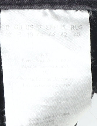 Olsen Women's Black Straight Jeans Size 14