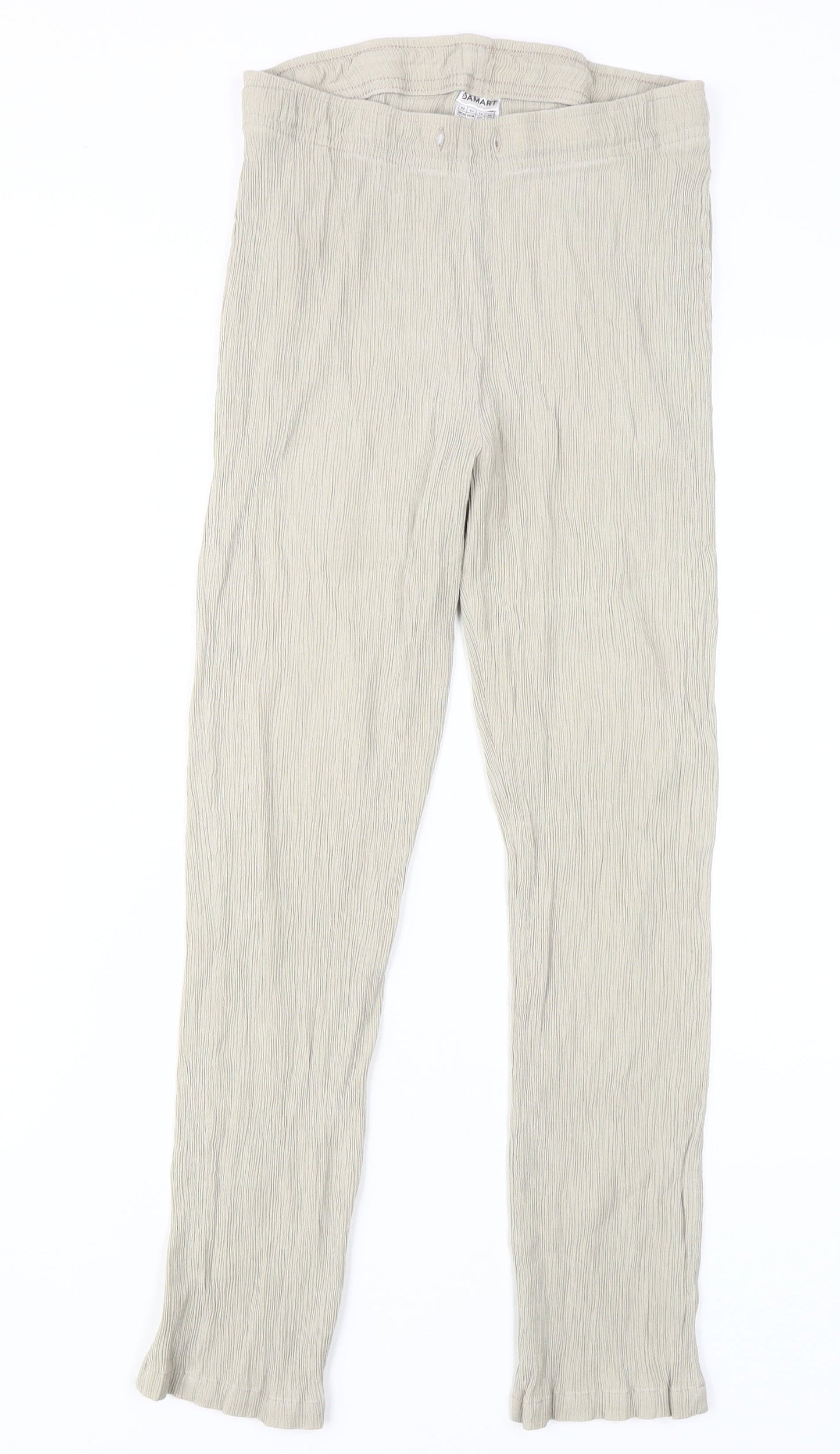 Damart Women's Ivory Straight Trousers Size 14
