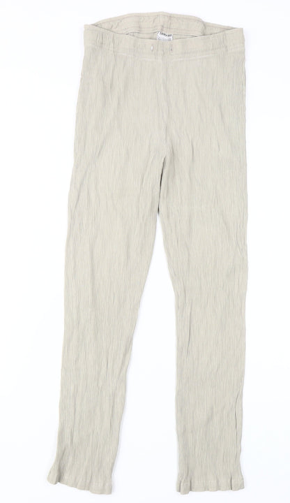 Damart Women's Ivory Straight Trousers Size 14