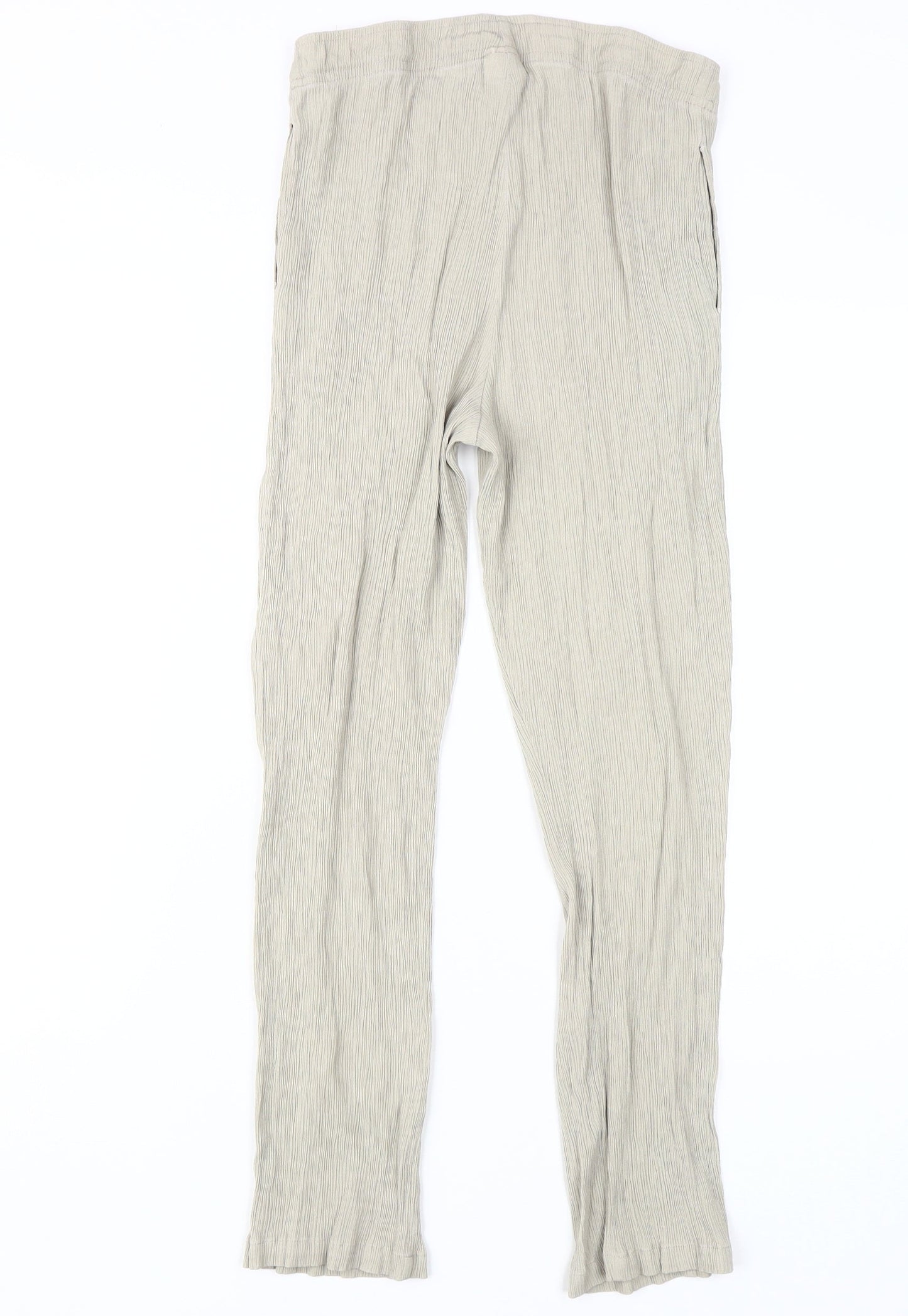Damart Women's Ivory Straight Trousers Size 14
