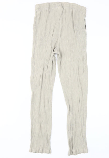 Damart Women's Ivory Straight Trousers Size 14
