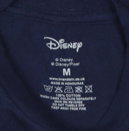 Disney Boys Blue Jolly Christmas T-Shirt, Size M