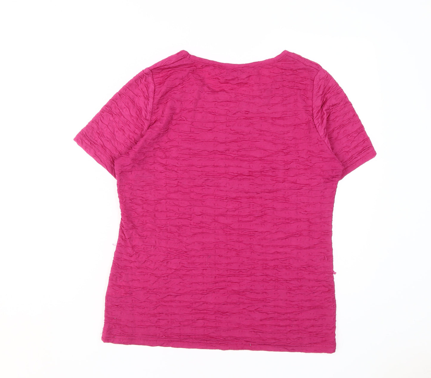 Isle Women's Pink Jersey T-Shirt Size 14 Short Sleeve