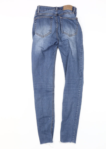 Pull&Bear Women's Blue Skinny Jeans Size 6
