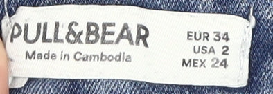 Pull&Bear Women's Blue Skinny Jeans Size 6