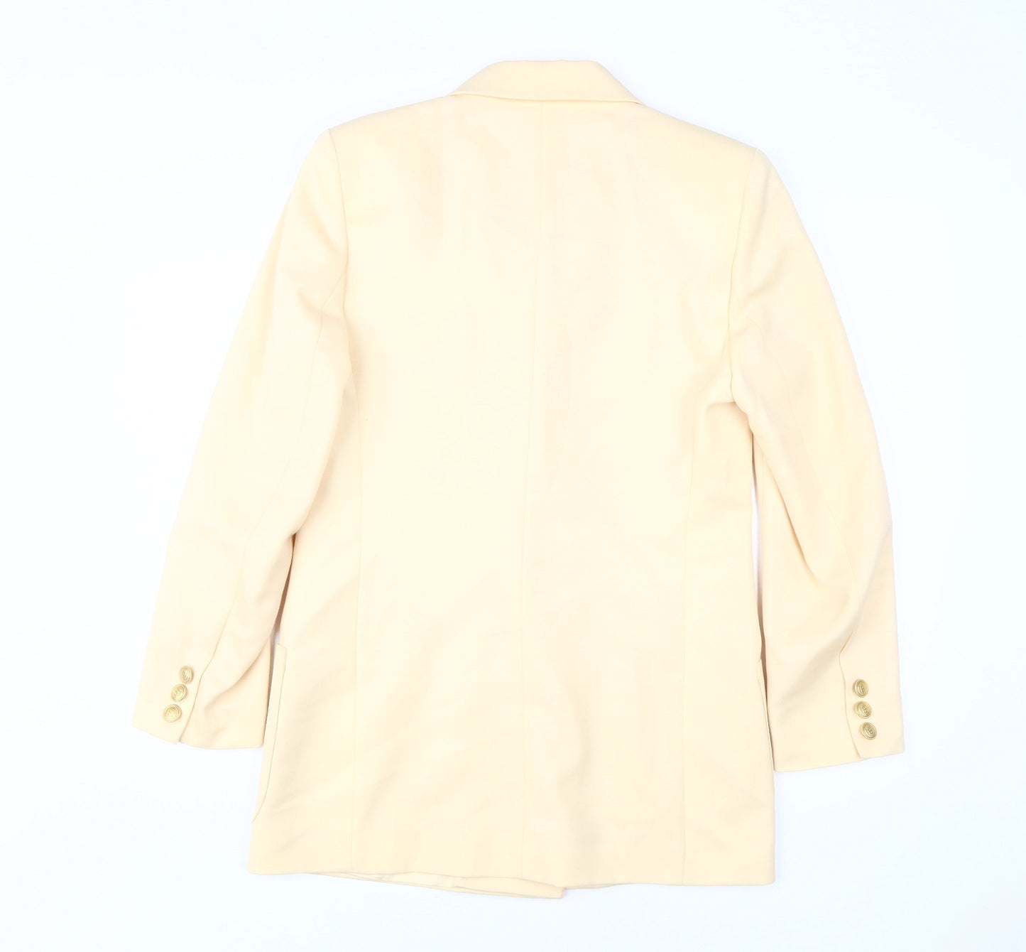 Marks and Spencer Women's Beige Blazer 10 Classic Formal