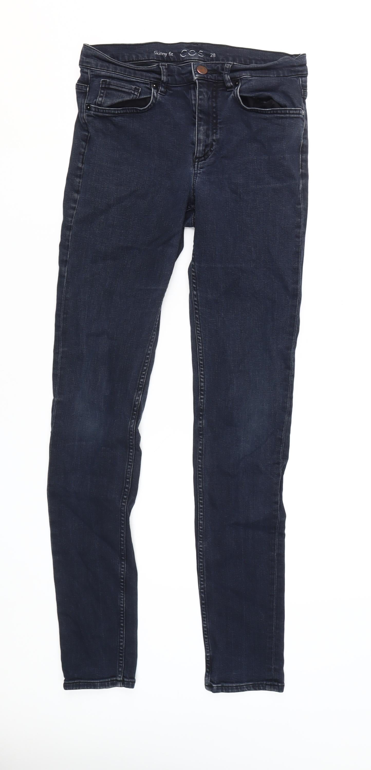 COS Women's Dark Blue Skinny Jeans Size 12