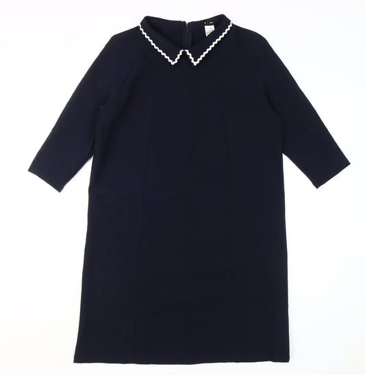 LA REDOUTE Women's Blue Shift Dress Size 14