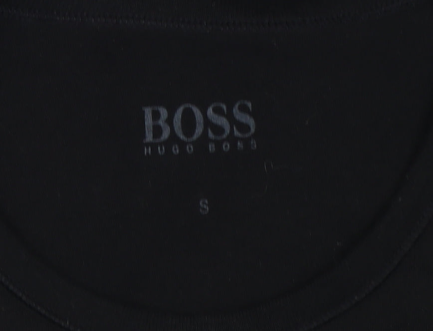 Mens UK Size S HUGO BOSS Black  T-Shirt