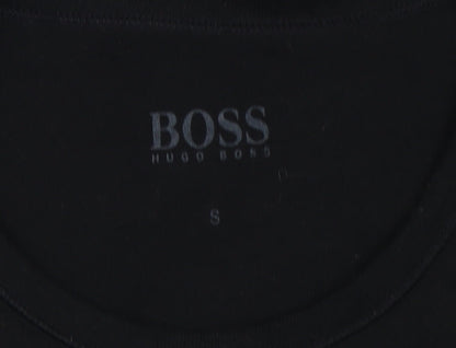 Mens UK Size S HUGO BOSS Black  T-Shirt