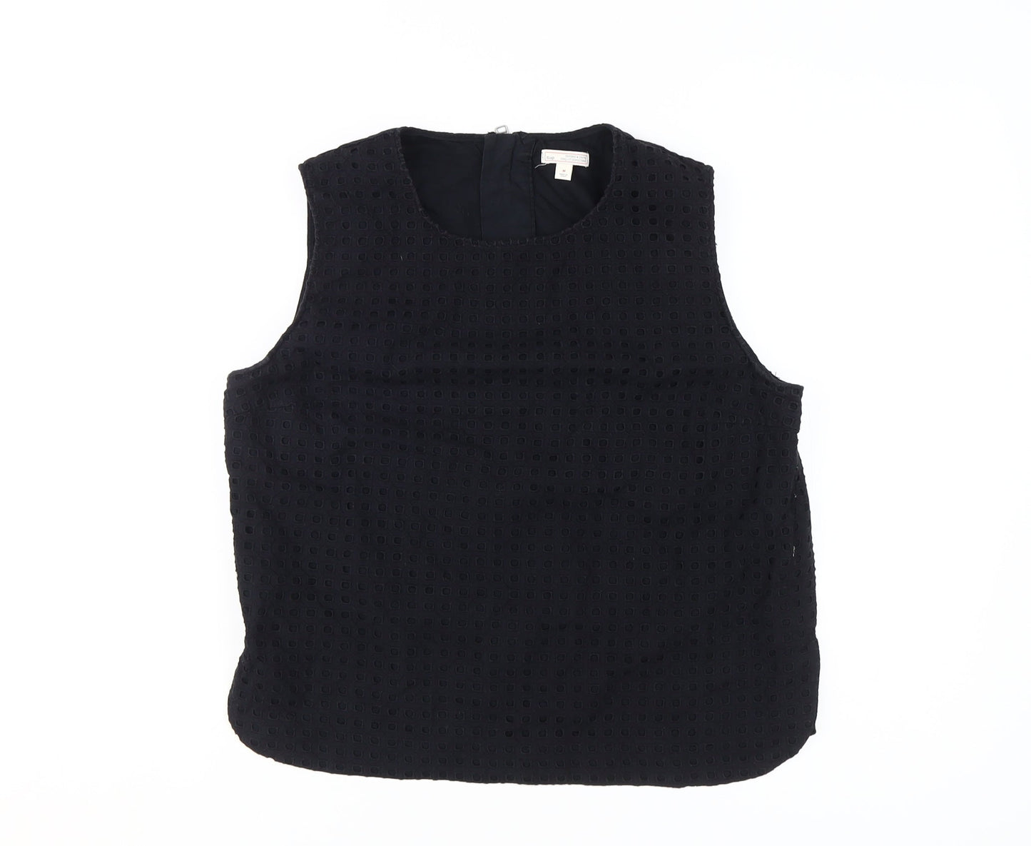 Gap Women's Black Sleeveless Tank Top Medium