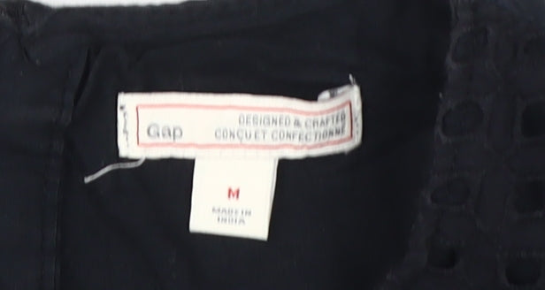 Gap Women's Black Sleeveless Tank Top Medium