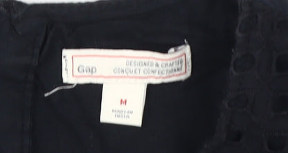 Gap Women's Black Sleeveless Tank Top Medium