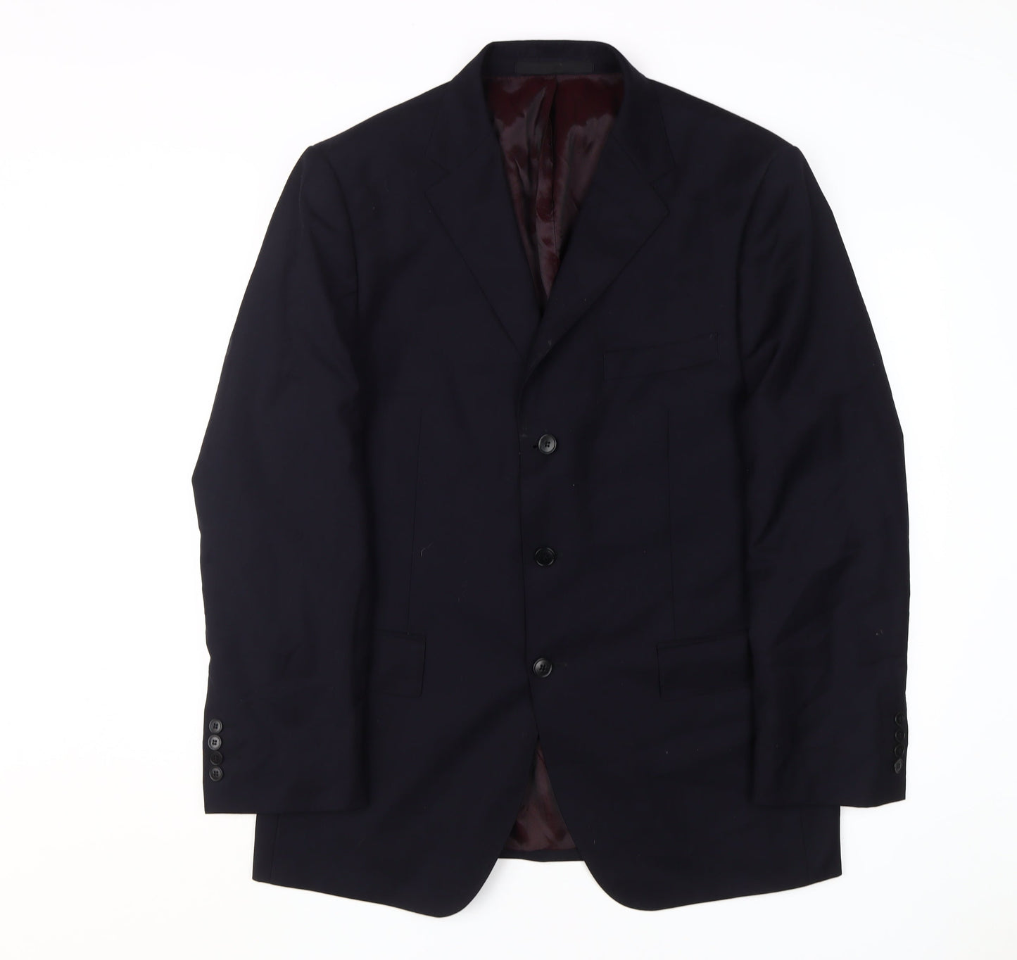 Mens UK Size 42 Marks and Spencer Regular Blue Suit Jacket