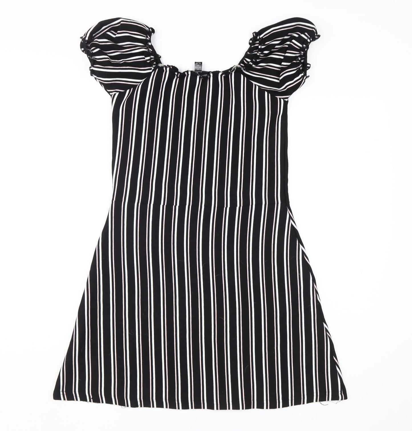 Firetrap Girls Black Striped Shift Dress - 11-12 Years