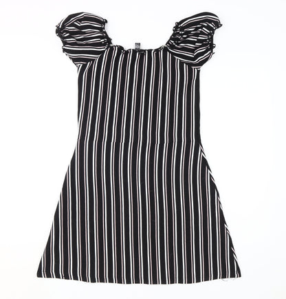 Firetrap Girls Black Striped Shift Dress - 11-12 Years