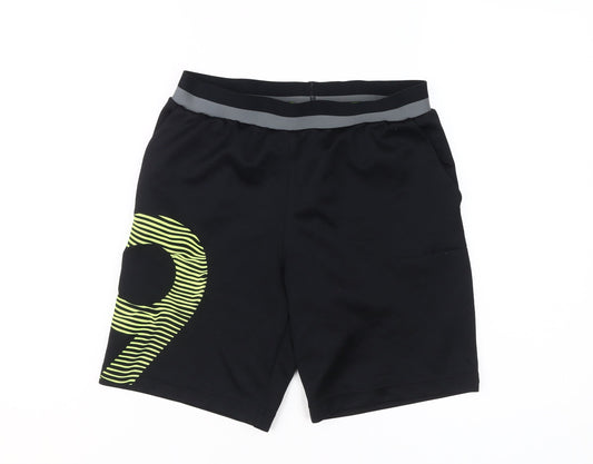 Adidas Men Black Athletic Shorts M - Sports Performance