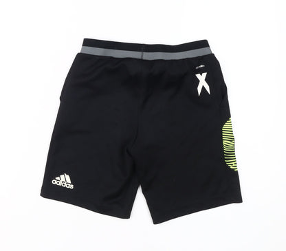 Adidas Men Black Athletic Shorts M - Sports Performance