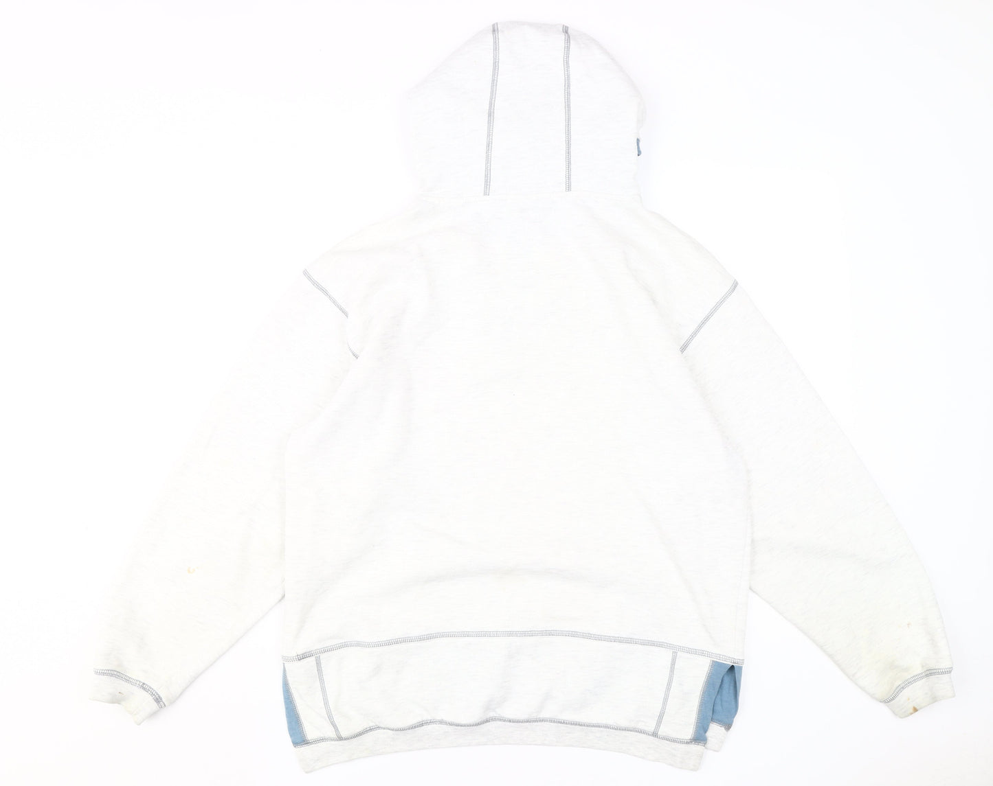 Nike Unisex White Logo Pullover Hoodie M