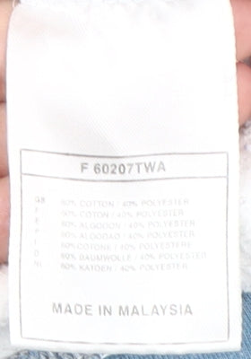 Nike Unisex White Logo Pullover Hoodie M