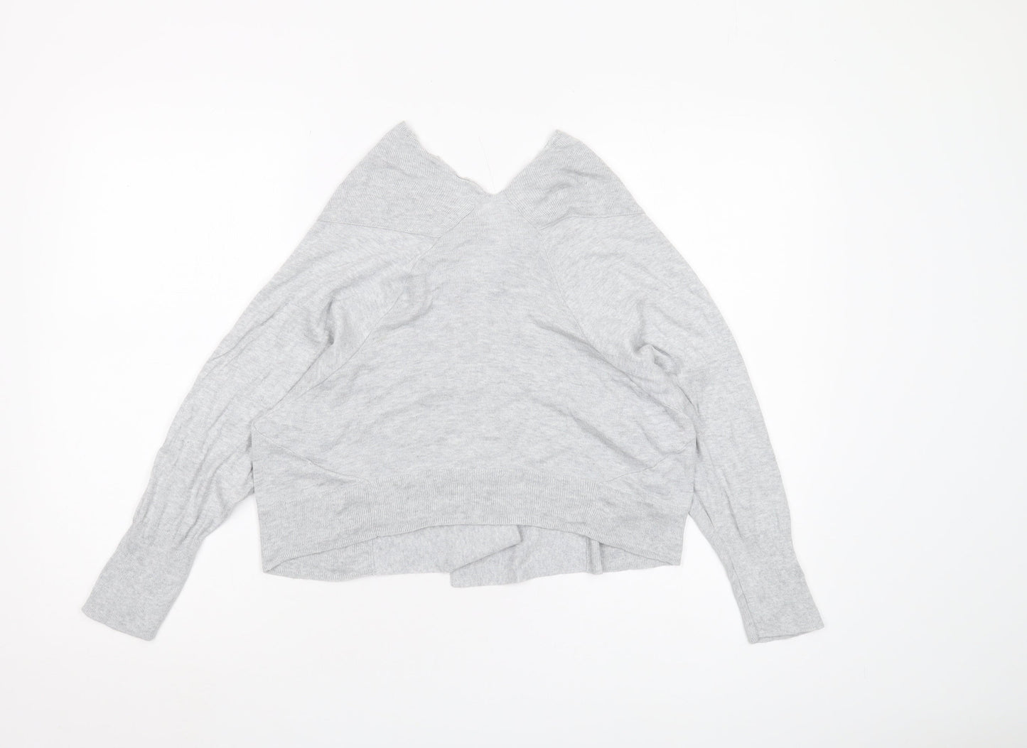 Gap Women's Grey Cardigan M Knit V-Neck