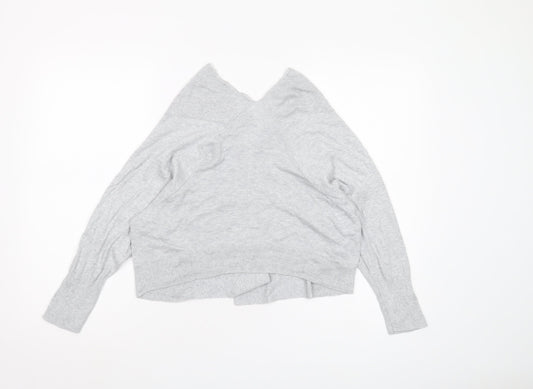 Gap Women's Grey Cardigan M Knit V-Neck