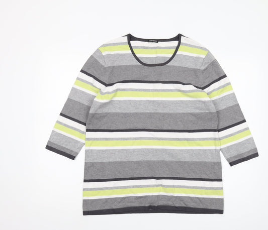 Gerry Weber Women's Multicoloured Striped Jumper 16