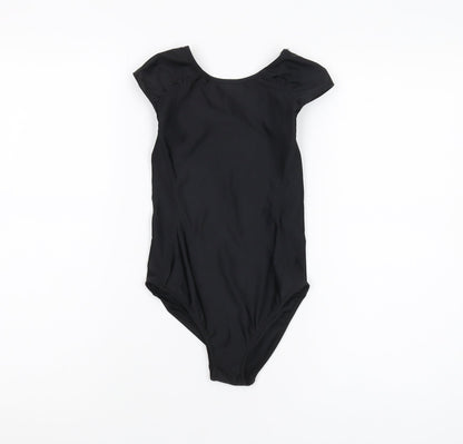 Decathlon Girls Black One Piece Swimsuit Size 12