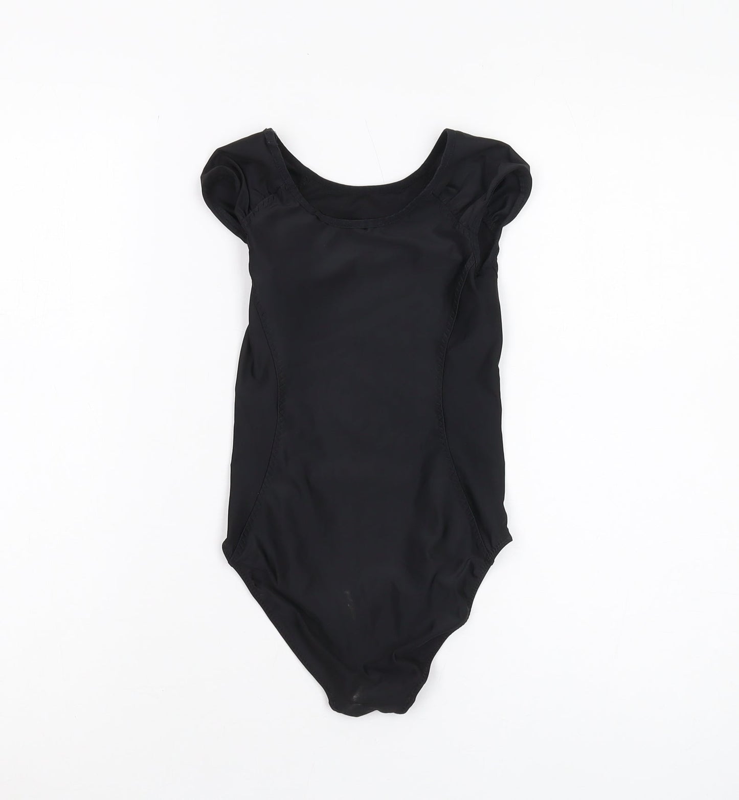 Decathlon Girls Black One Piece Swimsuit Size 12