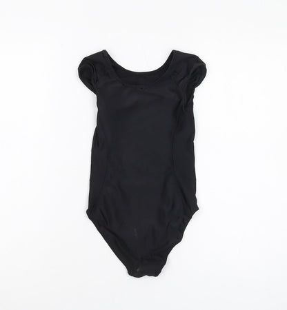 Decathlon Girls Black One Piece Swimsuit Size 12