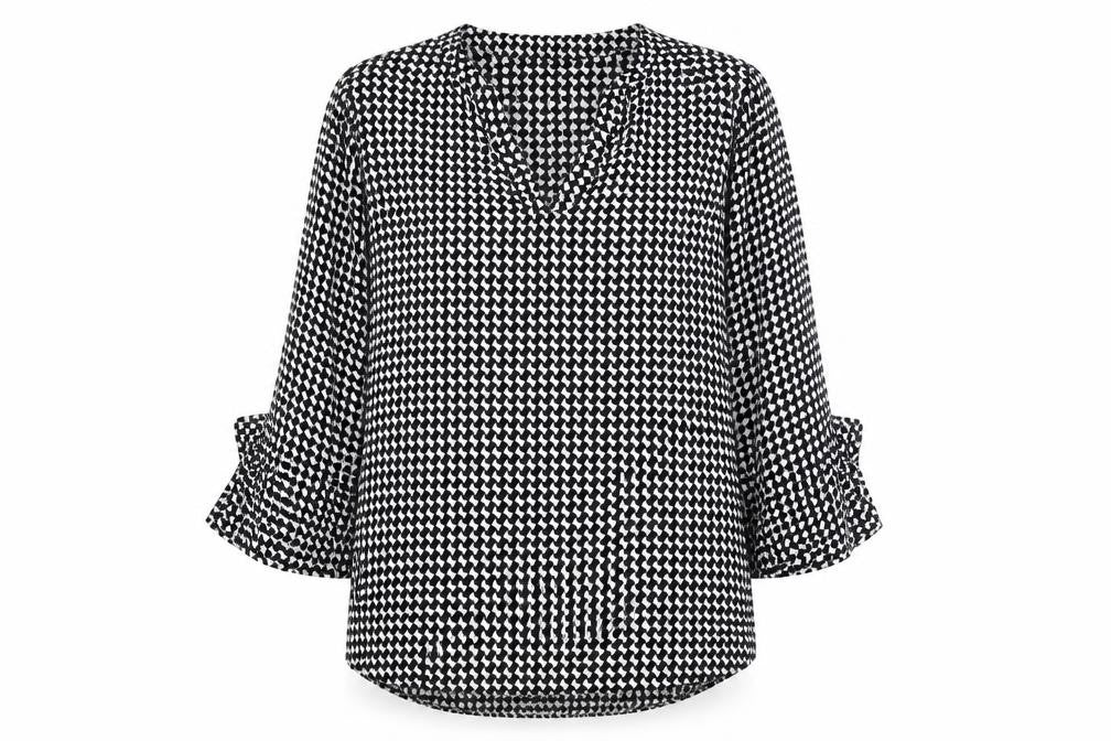 Womens UK Size 12 Zara Black  Blouse
